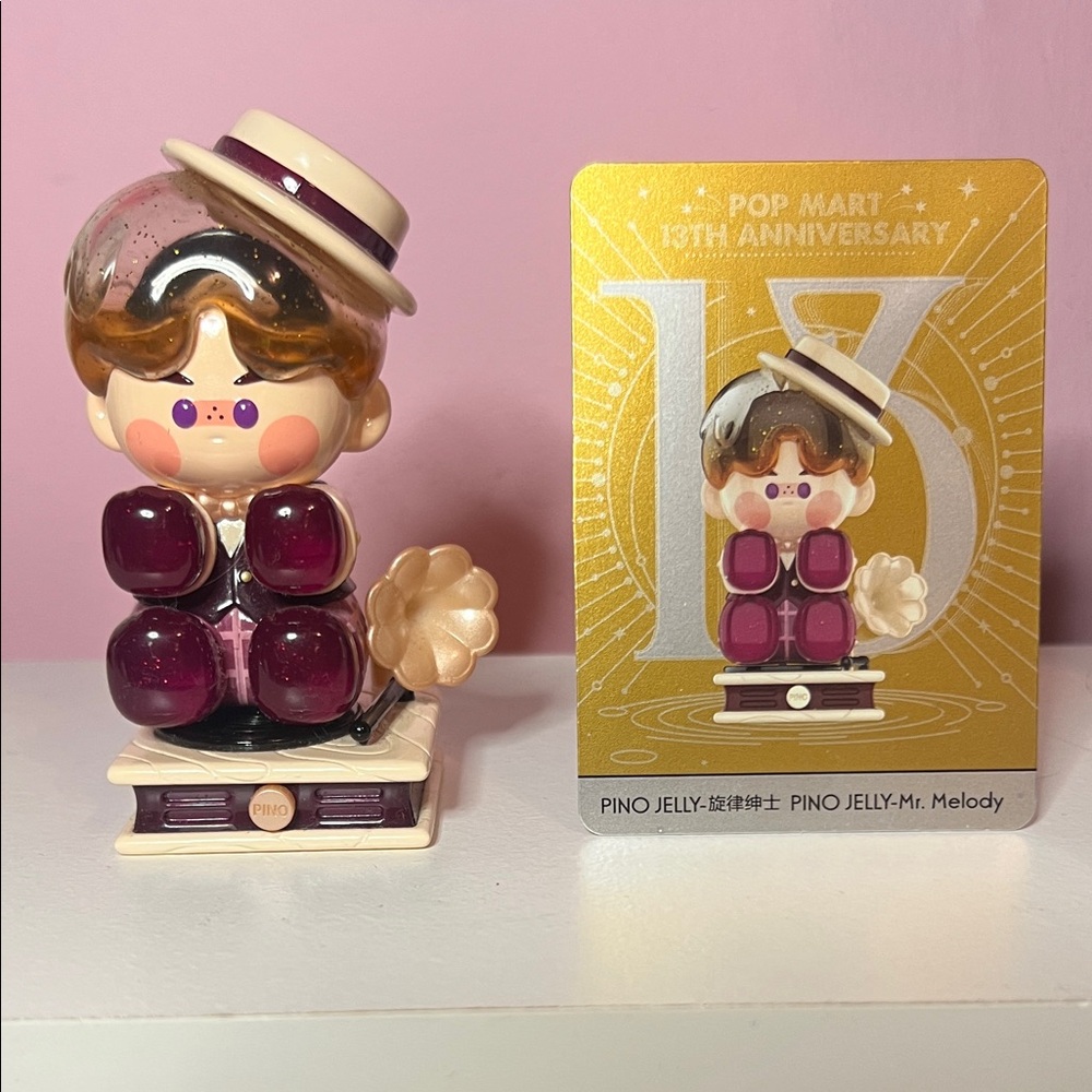 Pop Mart 13th Anniversary Pino Jelly Mr. Melody Figurine